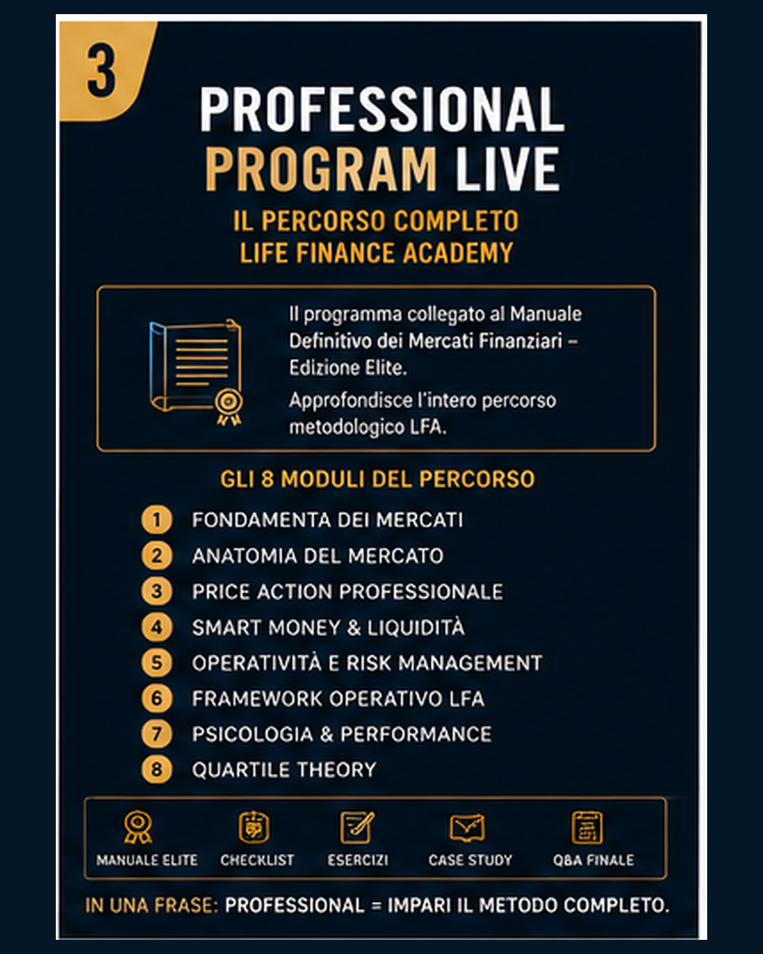 Life Finance Academy: professional program live